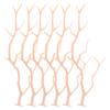 6Pcs Artificial Antler Branches Coral Design Fake Twig Decor for Halloween Party Home Vase Filling DIY Craft Layout Props
