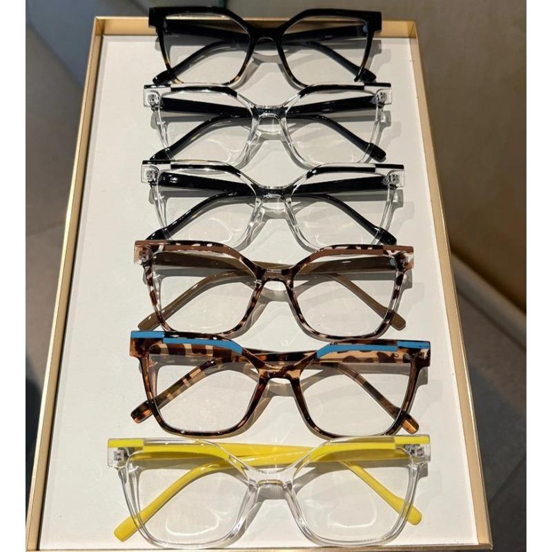 Unisex Classic Large Frame Blue Light Blocking Glasses for Farsightedness Men and Women Personalized Fashion Reading Glasses