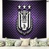 RSC Anderlecht Wall Tapestry Aesthetic Wall Hanging Printed Fabric Blanket Decorative Tapestries for Bedroom Living Room Home Decor