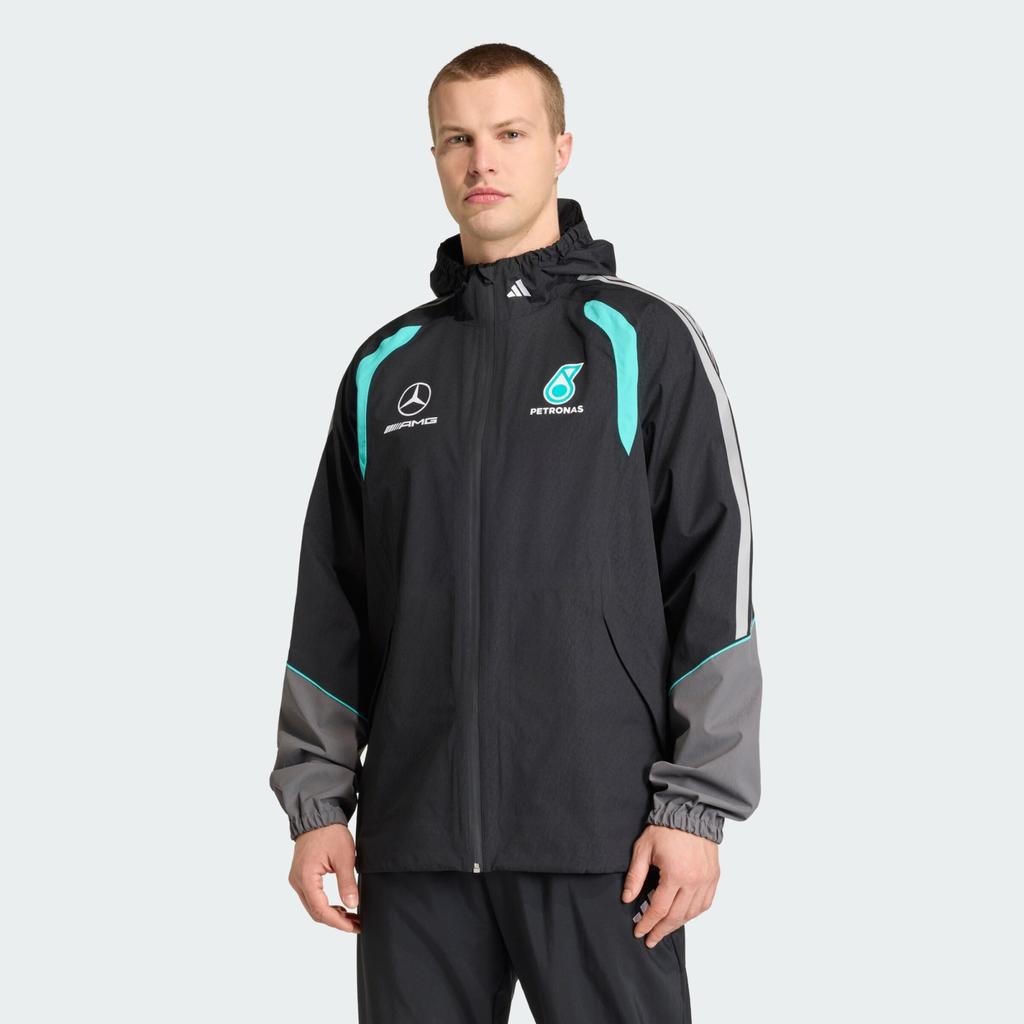 Adidas Mercedes - Amg Petronas Formula 1 Team Rain Jacket Men Jacket KE5475