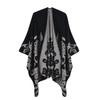 Women's Fashion Jacquard Imitation Cashmere Shawl - Thickened, Warm, Large Cape Scarf