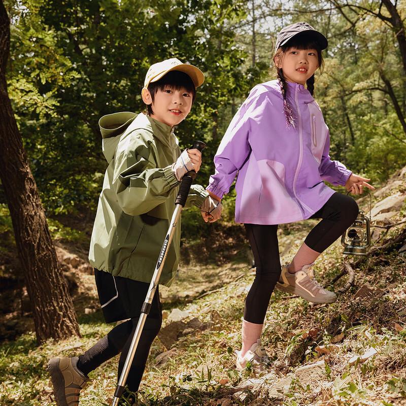 EBAER Kids' Outdoor Waterproof Windbreaker Jacket