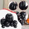 7 Pieces Faux Pumpkins Decorations Decor Crafts Artificial Ornaments for Seasonal Fireplace