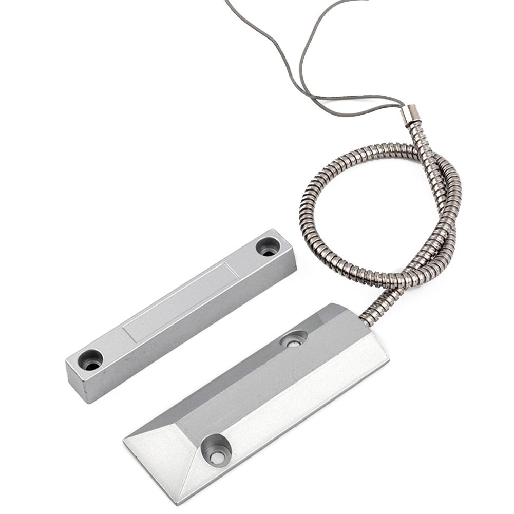 Zinc Alloy Sensor Security Sensor 30cm Cable Length Garage Door Sensor Zinc Alloy Construction Easy Installation