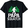 New Limited Papa Squatch Gifts for Dad Bigfoot Sasquatch T-Shirt Tops TeeA