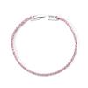 Fashion temperament zircon bracelet elegant light luxury versatile round colored diamond tennis bracelet jewelry women