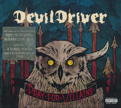 CD DEVILDRIVER  Pray For Villains RR78755 Roadrunner Reco 2009 Europe Rock Used