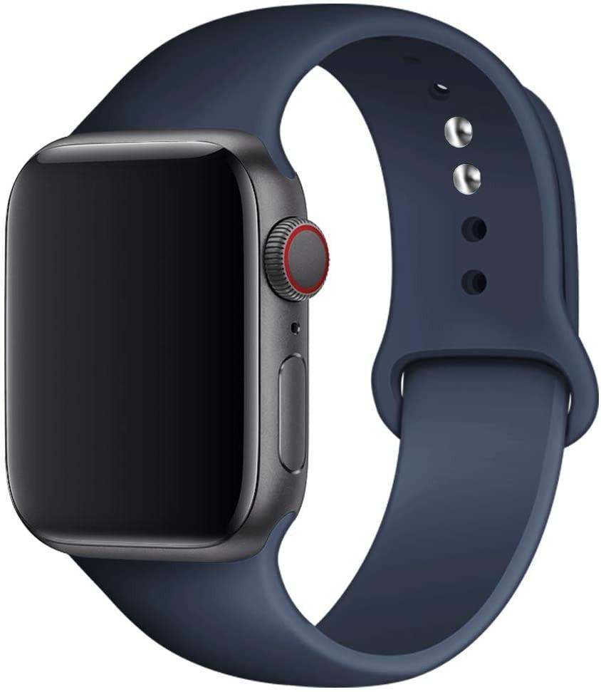 Silikonarmband für Apple Watch 7 41mm 45mm SE 6 Band 44mm 40mm 38mm 42mm  Gummi weiches Armband Sport Armband für iWatch Serie 5 4 3 günstig kaufen —  Preis, kostenlose Lieferung, echte Bewertungen mit Fotos — Joom