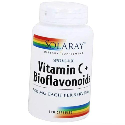 

Вітамін С з Біофлавоноїдами, Vitamin C plus Bioflavonoid, Solaray 100капс (36411073) 100caps
