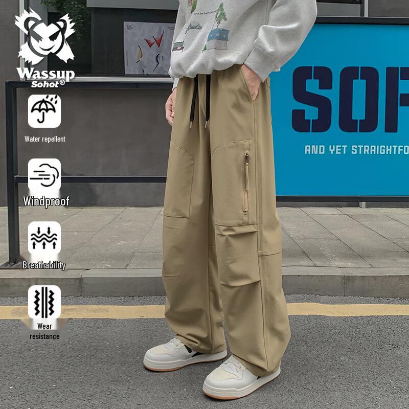 

Wassup Sohot Men s Windproof Cargo Jogger Pants 3XL