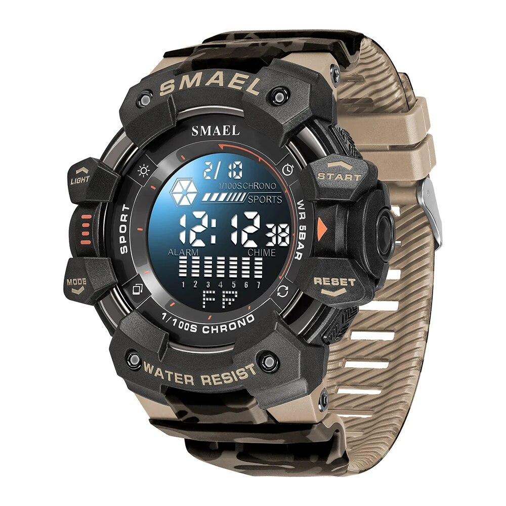 Original Factory Classic Camouflage Colour Digital Wristwatch Men's Watch 8050MC