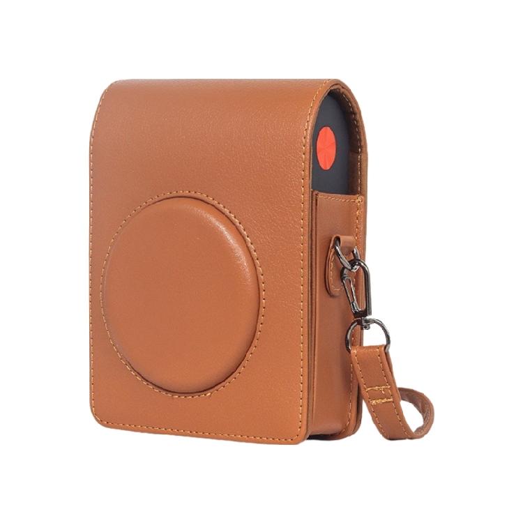 Solid Color Carry Case Portable Leather Case Protector Retro Camera Bag Protective Case for Mini Shot 3 ERA/MS300