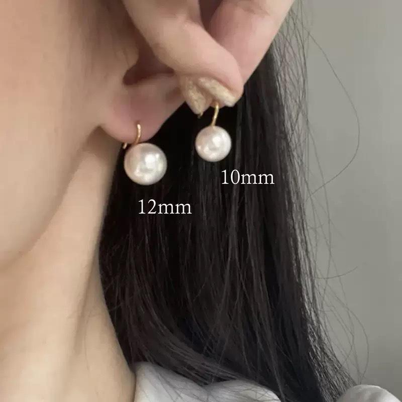 Trendy Retro French Cotton Pearl Earrings - Autumn/Winter 2026