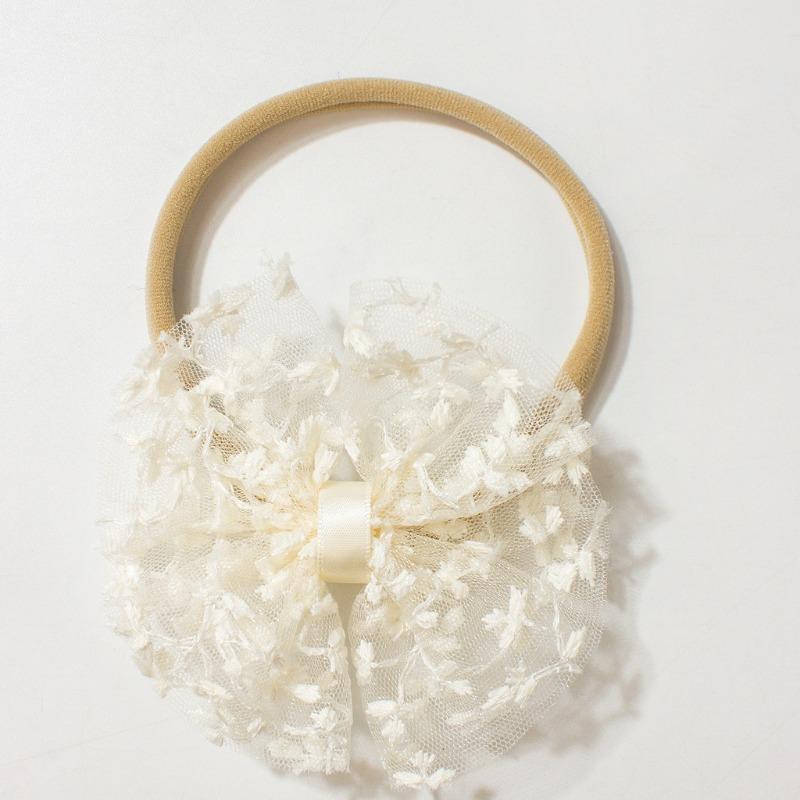 Children's bow headband, new baby elastic elastic headband, thin soft baby hair accessories