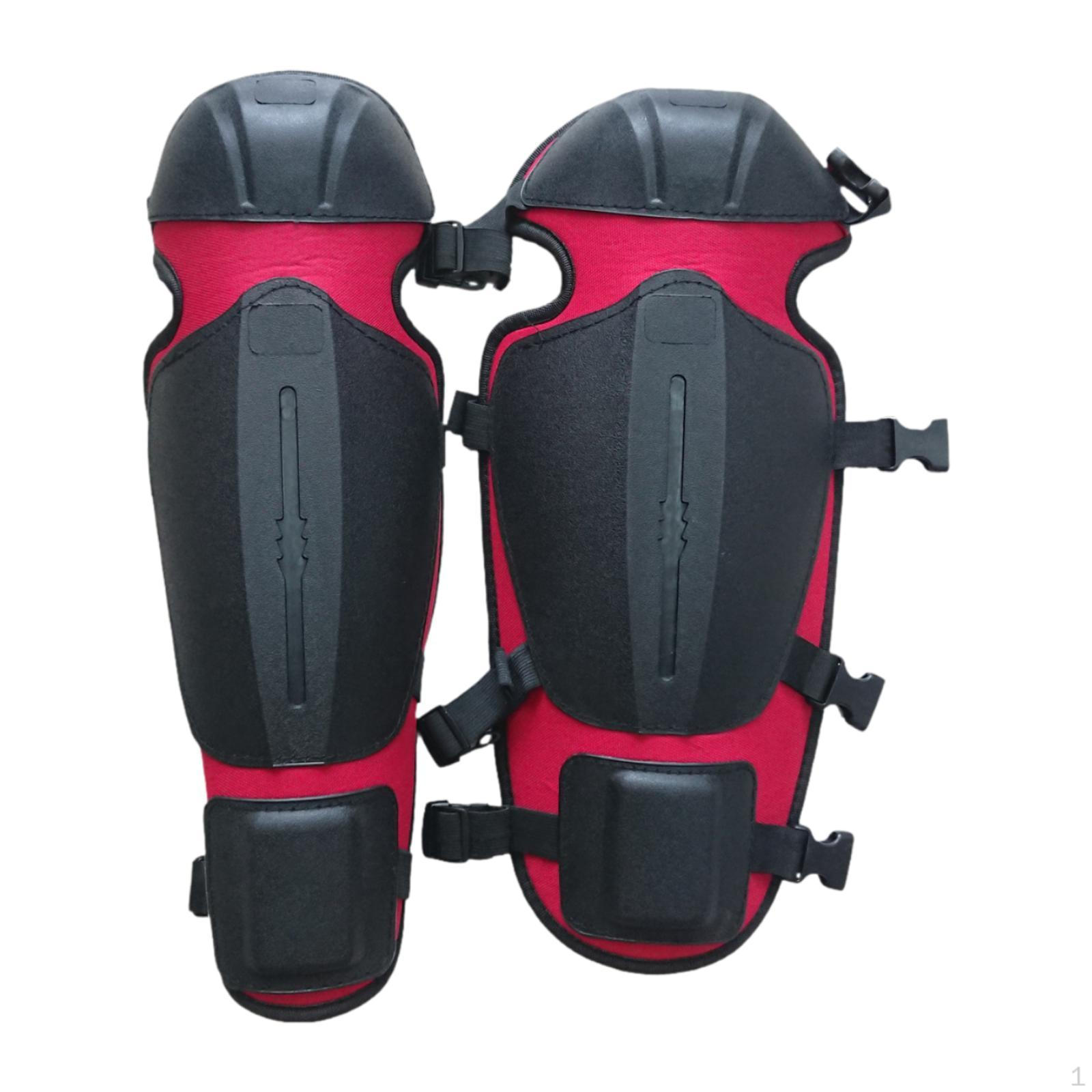 

2x Gardening Knee Pads Trimmer Gaiters Breathable Comfortable Leg Protectors Shin Guards for Park