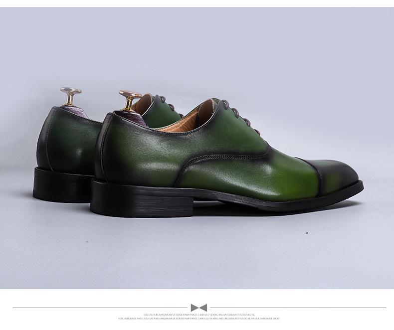 [Velký výprodej] Formální boty Oxford z pravé kůže - Pánské z hovězí kůže pro čtyři roční období