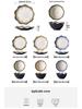European Lotus Ceramic Irregular Plate and Salad Bowl Set