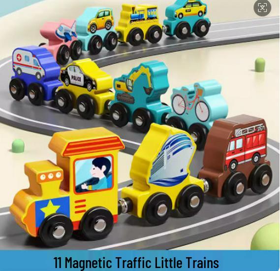 Magnetic Number Train Educational Toy for Ages 3-6: Early Learning Puzzle Blocks