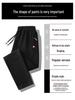 Men's Velvet-Lined Loose Fit Drawstring Sweatpants - Trendy, Elastic, and Versatile for Autumn and Winter
