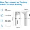Automatic Foaming Soap Dispenser, 3 Level Adjustable Foam Wall Mount, Usb Rechargeable, Touchless Hand & Dish Soap Dispenser