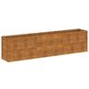 VidaXL Lit surélevé de jardin 291x50x69 cm acier corten 151986