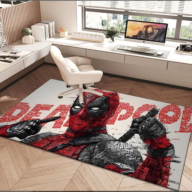 Dead-pool Area Rug Suitable for Indoor And Outdoor,Carpets for Playroom, Homes, Offices, Living Rooms,Home Decor,Christmas Fan Gift