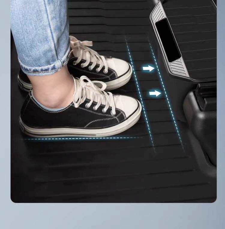 Rear Row Storage Organizer & Trash Can for Tesla Model Y Accessories