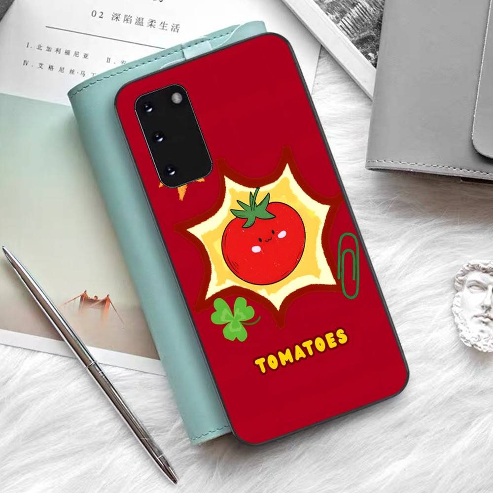 Tomaten Ausdruck Handyhülle Für Samsung S 24 Fe 25 Ultra Plus 20 Lite 21 30 22 23 24 22 Ultra 5G Fundas