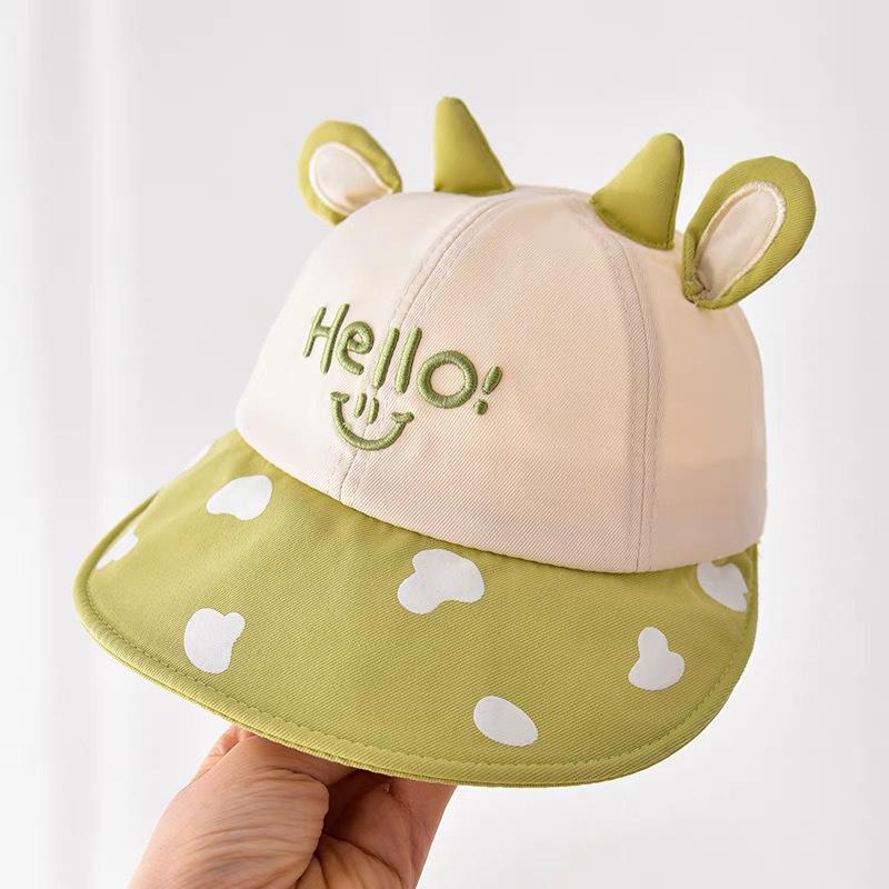 Spring Baby Sun Hat with Big Brim Cute Duckbill Fisherman Style Sun Protection for Boys And Girls
