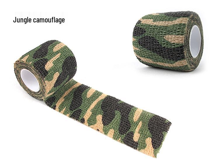 Non-stick Self-adhesive Stretchable Outdoor Camouflage Tape for Hunting, Cycling, and Vehicles