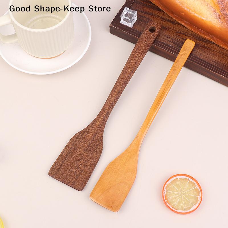 Wooden  Natural Wood Is Safe And Durable For Spatula Rice Ladle Soup Spoon Kitchen Cooking ToolsHome Restaurant Kitchens