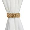 2 Pcs Hand-woven Nordic style hemp rope curtain tie rope, for home hairpin storage decoration, holiday gift