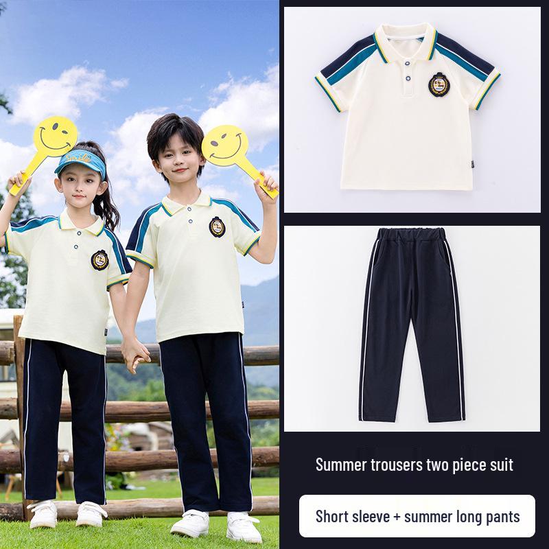 Children's Spring/Autumn Uniform Set: Primary School 3-Piece, Sports Class, Kindergarten 4-Piece