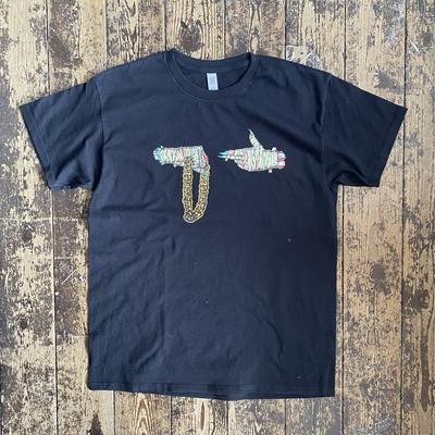 Brooklyn Hayvanat Bahçesi Run The Jewels Büyük Baskı RTJ Siyah Tişört