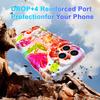 For iPhone 16 Pro Max Magnetic Case Wave Edge Glitter TPU Phone Back Cover