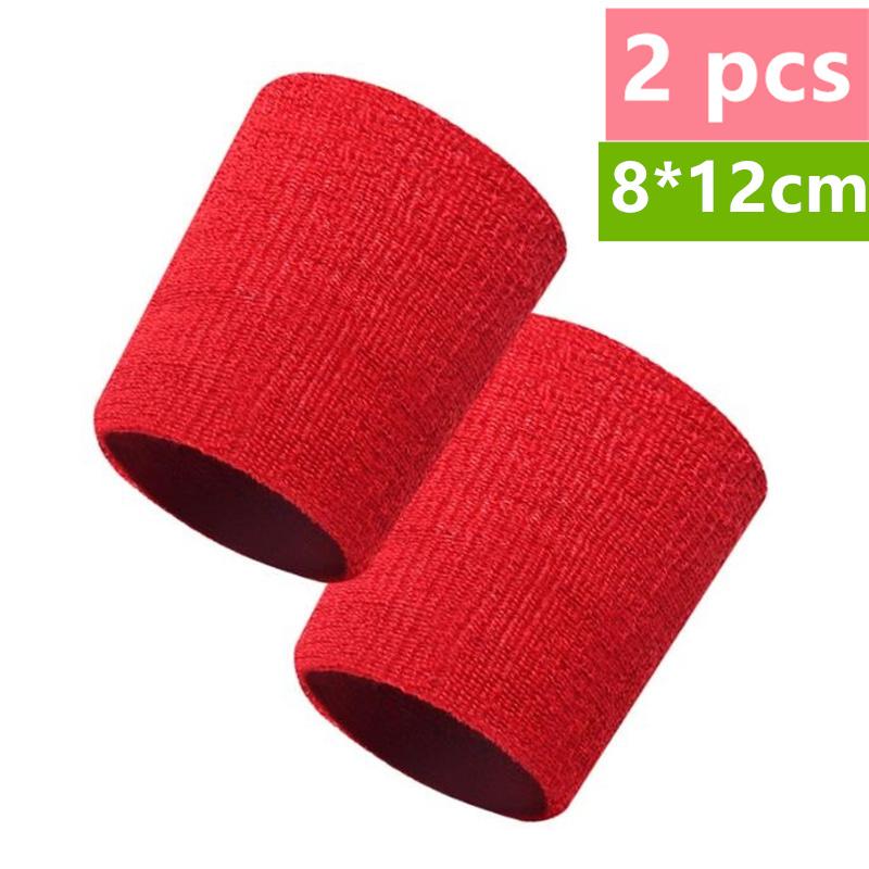 1/2/10 Pcs Towel Sports Wristbands Tennis Sweat Bands Wrist Guard For Basketball Volleyball Padel Fitness Sweatbands Wrist Wrap