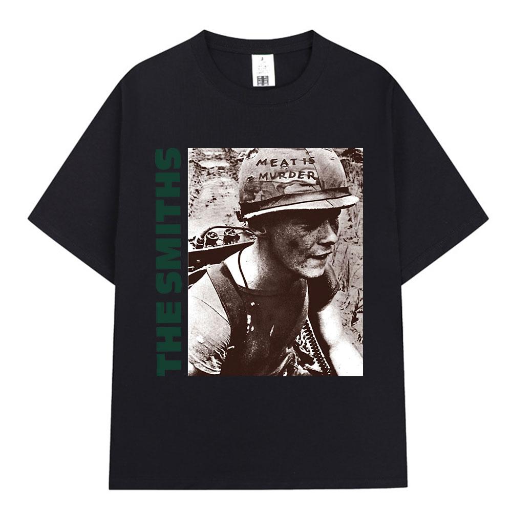 The Smiths The Queen Is Dead T Shirt 1980s Indie Morrissey Oversized Tshirt Vintage Punk Rock Band Tshirts Streetwear Unisex