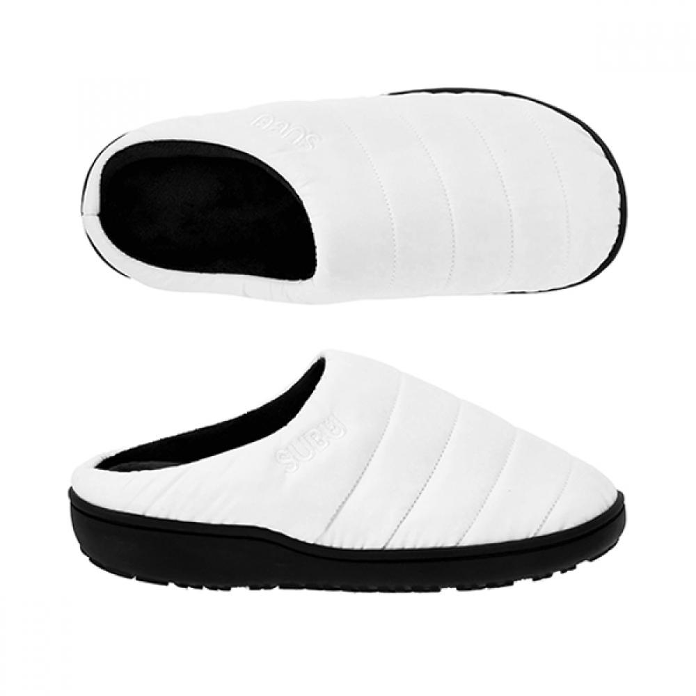 

Subu White Sb 30 Down Brushed Padded Slippers SUBU WHITE (3)