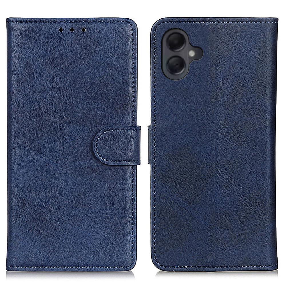 For Samsung Galaxy A06 4G Stand Wallet Case Cowhide Texture Leather Phone Cover
