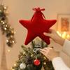 Stoff und Fünfzackstern Weihnachtsbaumschmuck, Kreativer Weihnachtsschmuck für die Feiertagsdekoration zu Hause