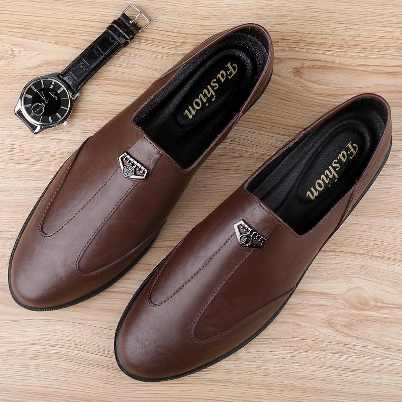 

2024 Мужская обувь Повседневная модная кожаная деловая офисная свадебная обувь Мужские мокасины для вождения Пенни Легкие туфли-лодочки Высокое качество 46 коричневый