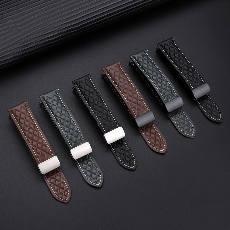 Magnetic Buckle Leather Strap For Huawei GT3 GT4 GT4 PRO Watch Ultimate Extraordinary Master Bracelet Wristband 20mm 22mm
