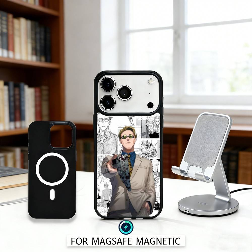 Anime K-Kento N-Nanami Phone Case For iPhone 17,16,15,14,13,12,Pro,Max For Magsafe Magnetic Wireless Charging