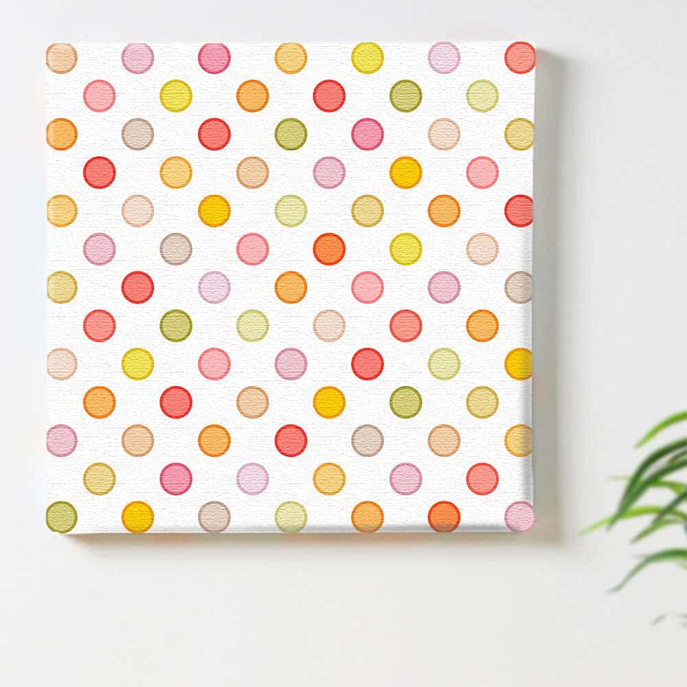 Lib Nordic Floral Art 57cm Poster Canvas Panel Pastel Geometric