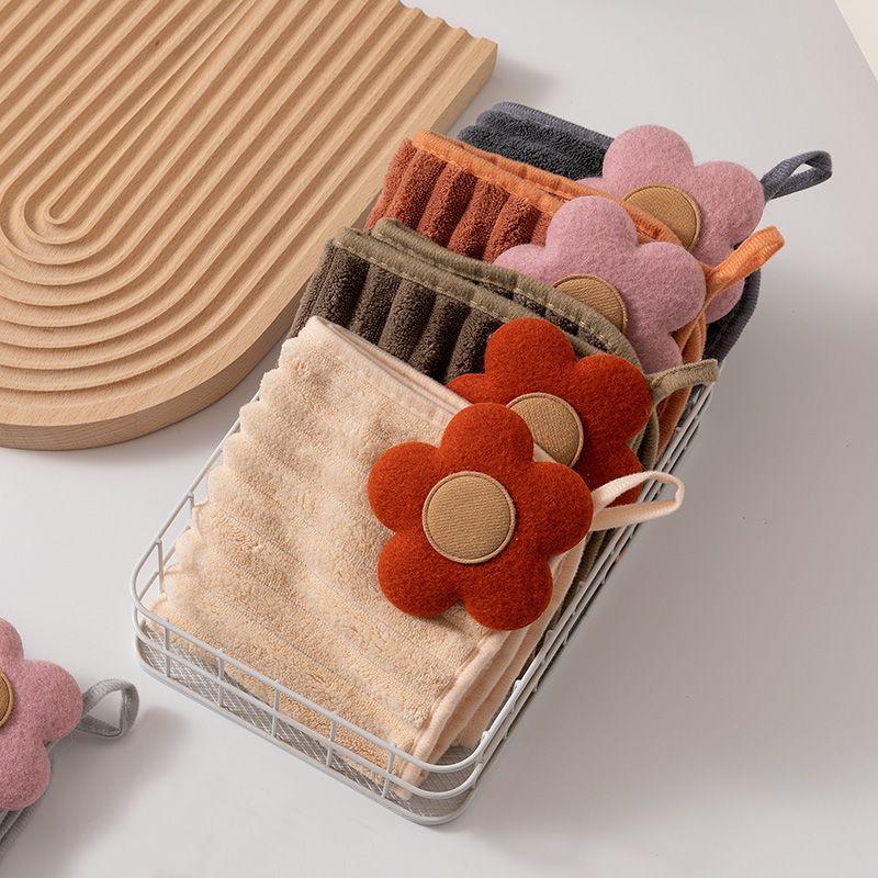 Hand towel, small towel, square towel, hanging style, cute, children's home use, quick drying, bathroom, kitchen, adult handkerchief