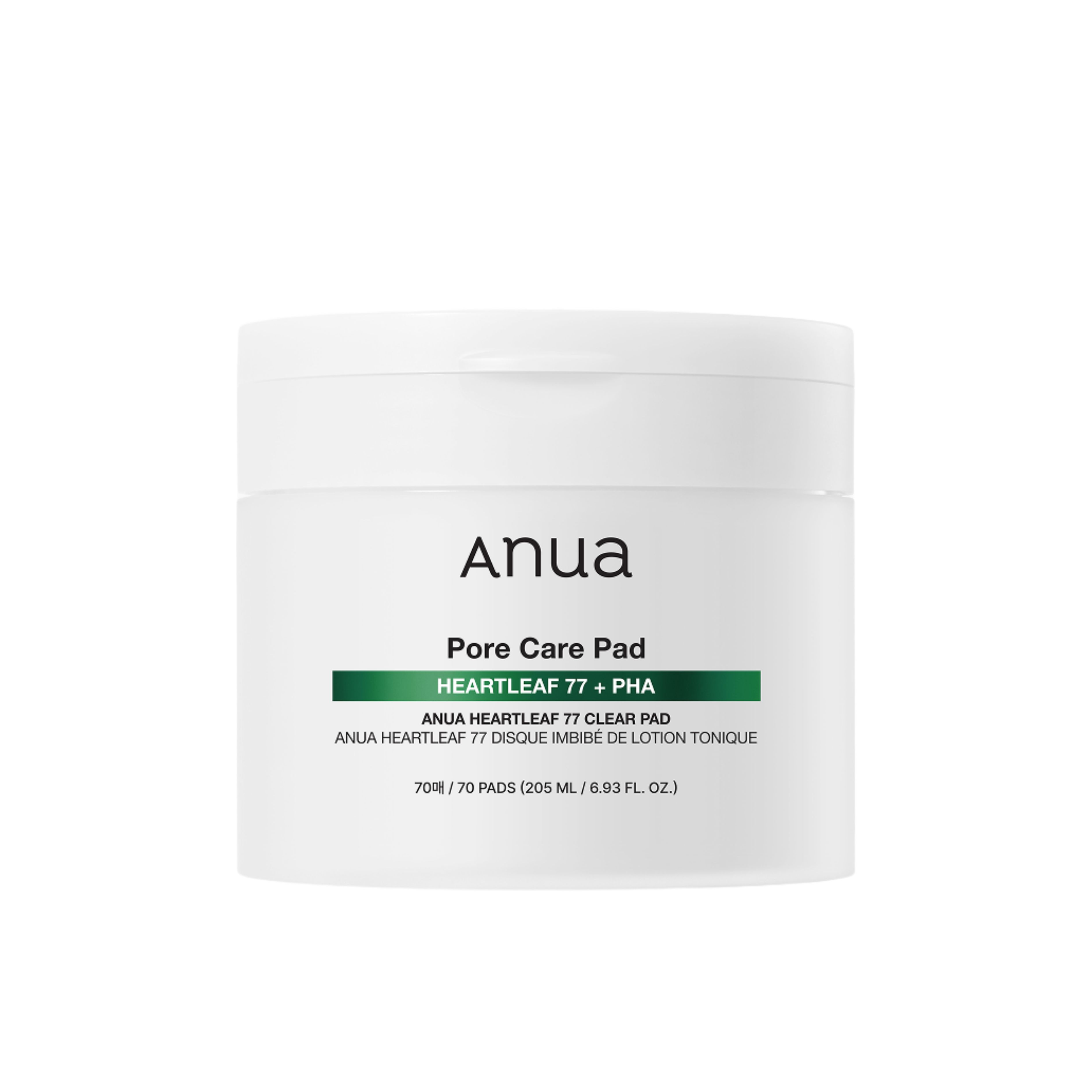Anua Heartleaf 77 Clear Pad Daily Exfoliating Toner Pads 205ml 70 Pads