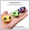 3D Printed Big-Eyed Gecko Frog Ornament – Cute Jointed Mini Frog Toy Gift