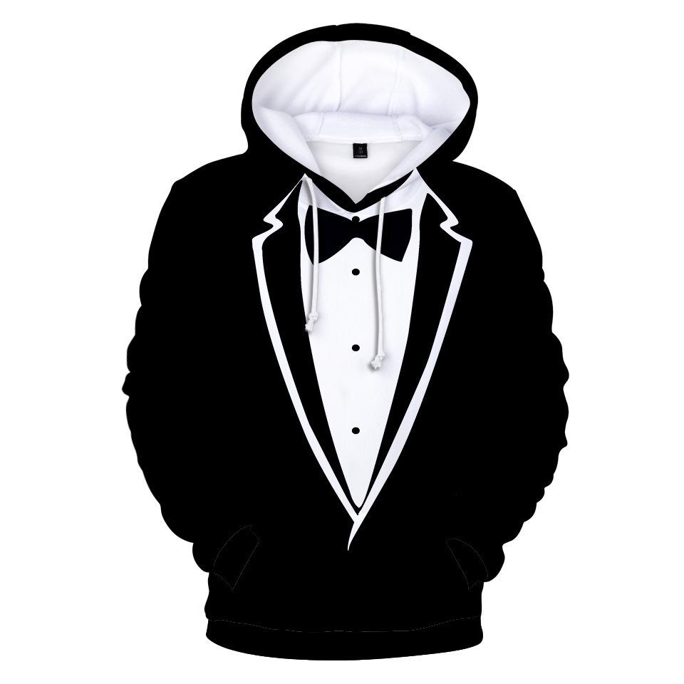 Trendy 3D Print Cosplay Hoodie for Men and Women - Long-sleeved, Hooded