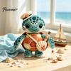 Skurrile Waldtier-Handstrickpuppe für Kinder, Weiches Häkeltier-Stofftier, Durchdachtes Geschenk für Liebste, Niedliches Handgeknüpftes Kuscheltier