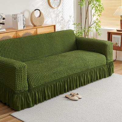 Four Seasons Style Sofa Cover Seersucker Skirt Model All Inclusive Thickened Sofa Cover Lazy High End Cover Elastic Cover